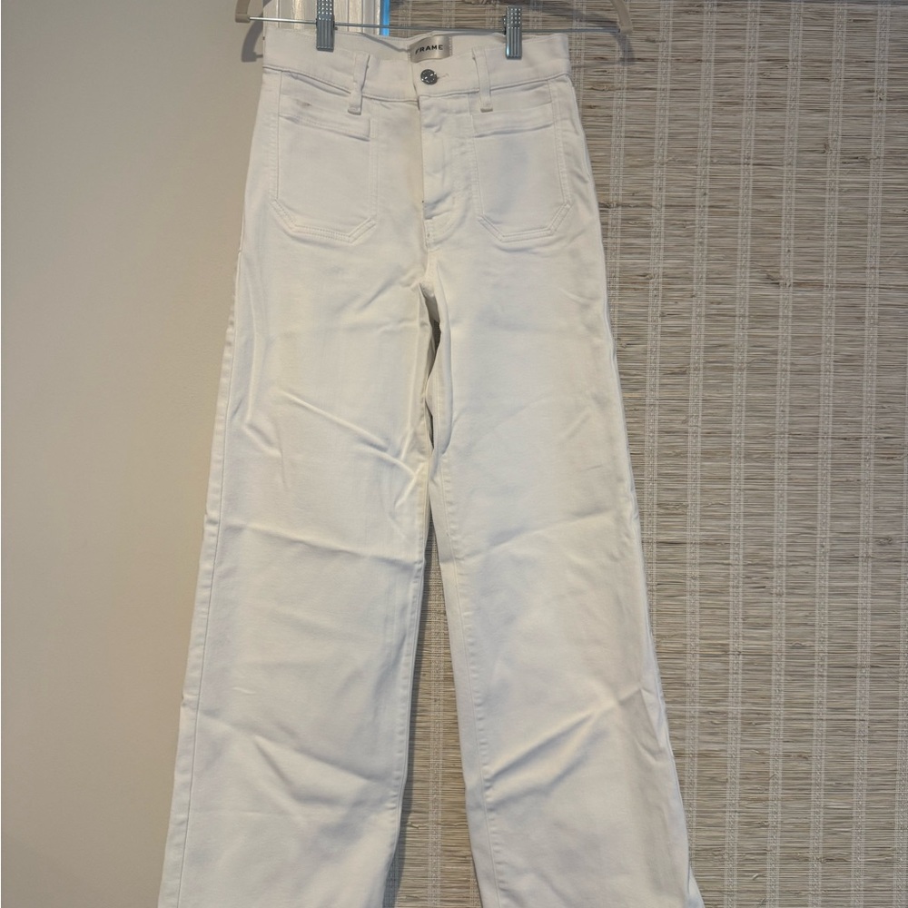 Frame Le Slim Palazzo Modernist Pocket Jeans size 25